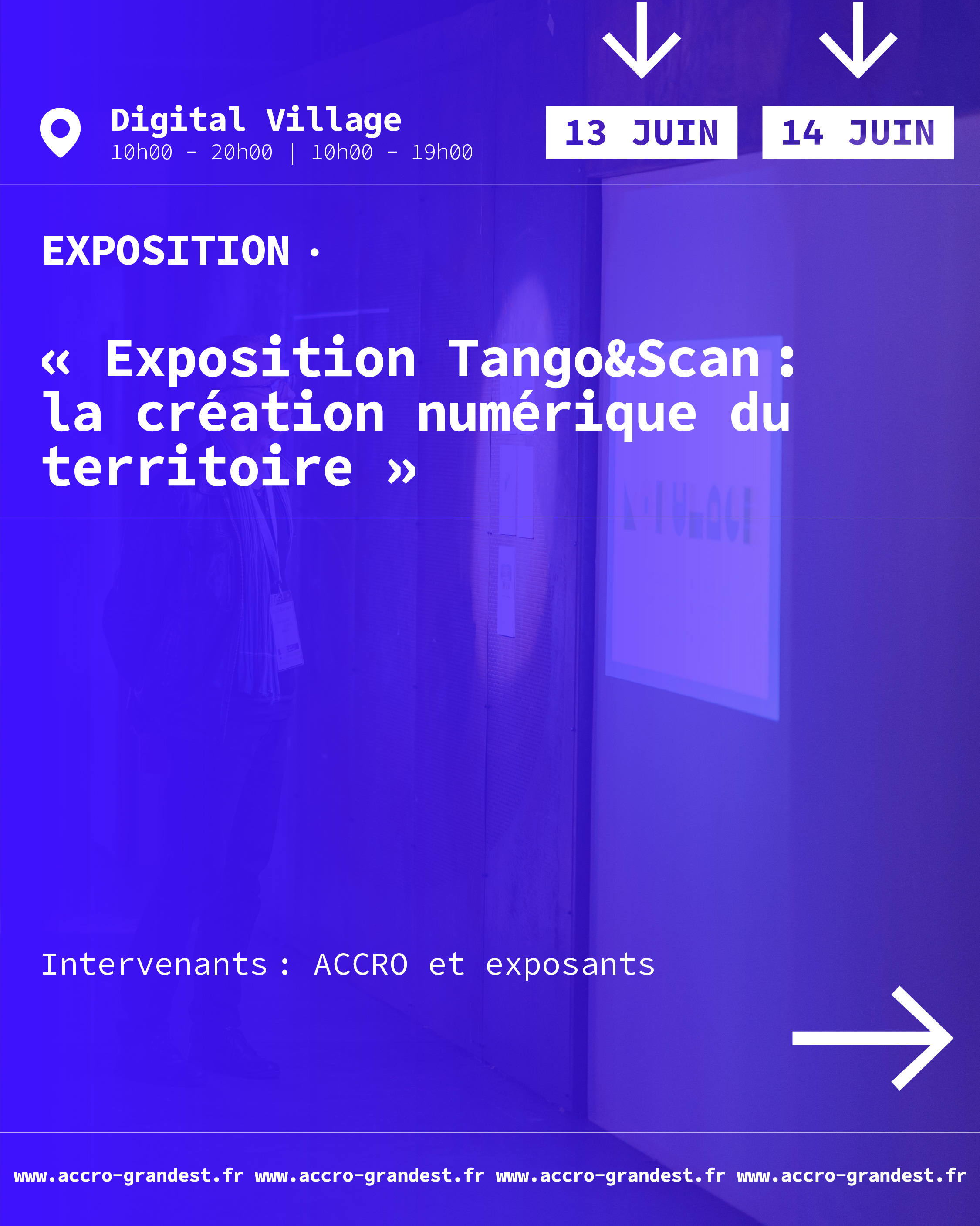 Visuel de l'événement : Exposition Tango&Scan : la création numérique du territoire