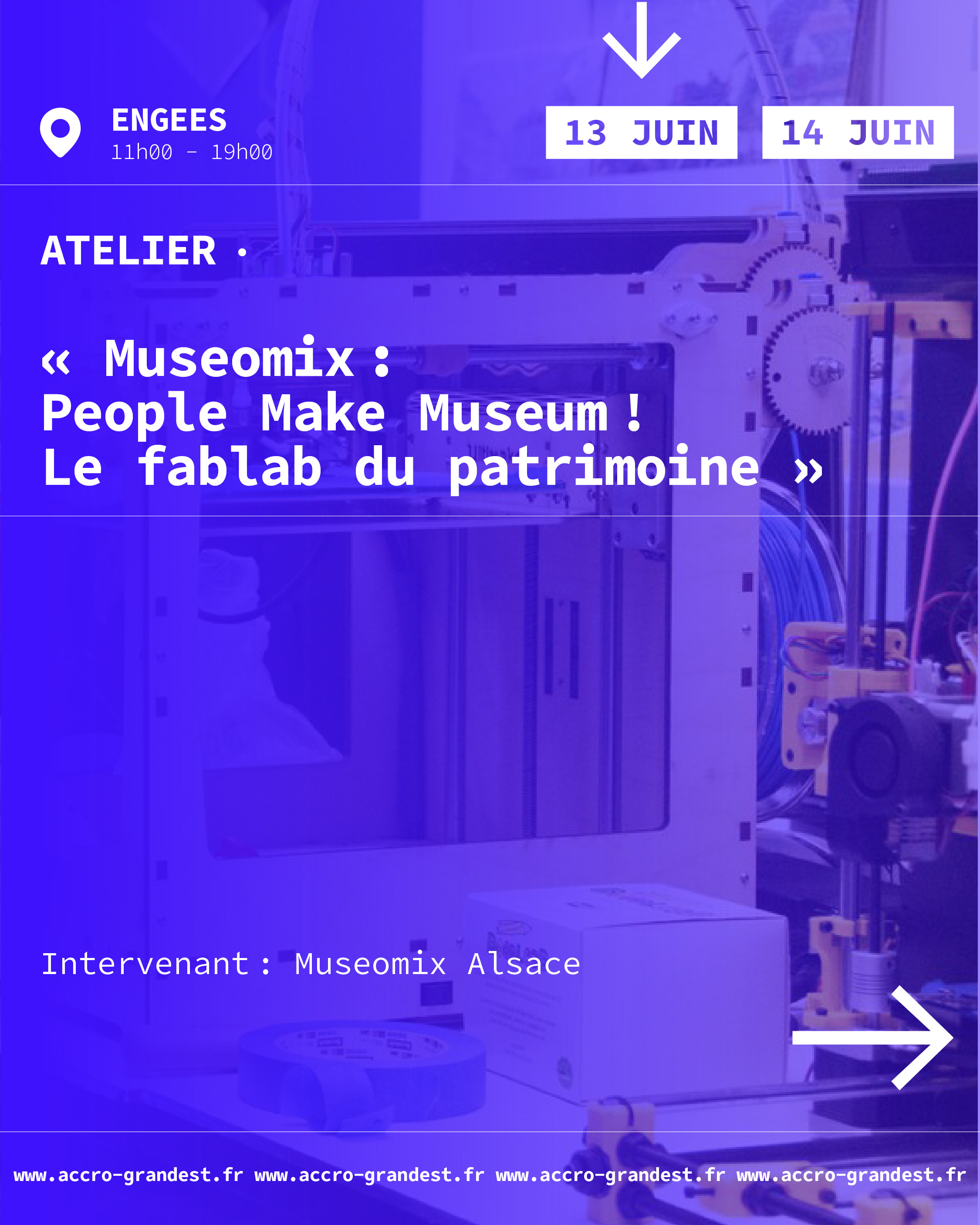 Visuel de l'événement : Muséomix : People Make Museum ! Le fablab du patrimoine