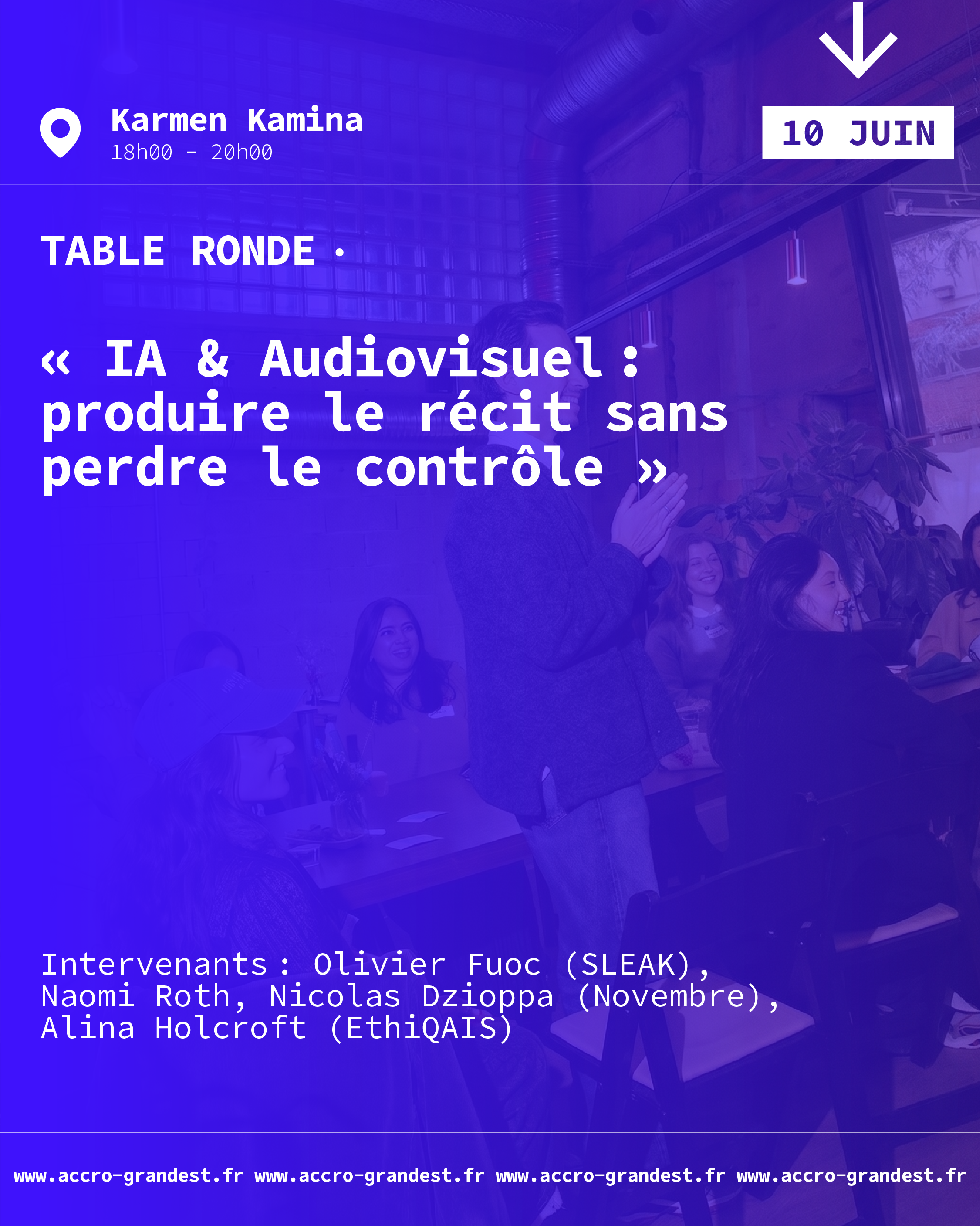 Visuel de l'événement : IA & audiovisuel : produire le récit sans perdre le contrôle